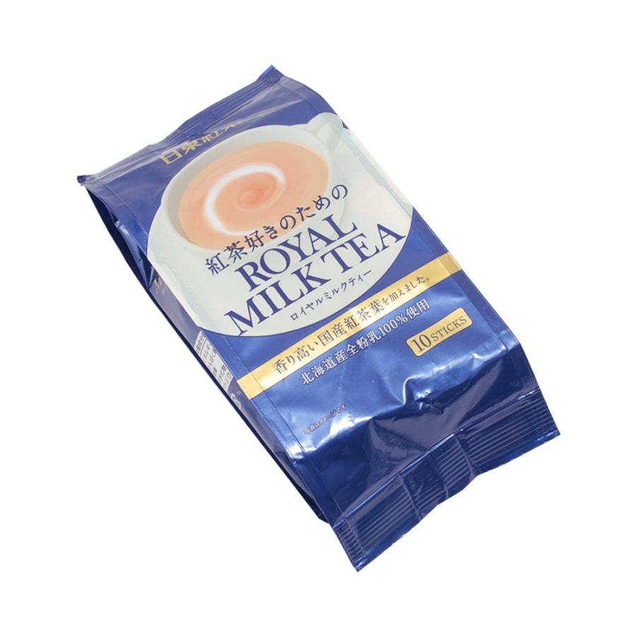 NITTOH-TEA Royal Milk Tea Powder Stick 10 Packs