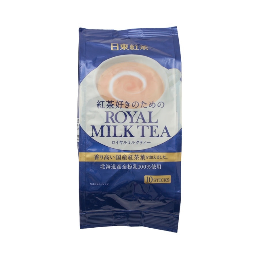 NITTOH-TEA Royal Milk Tea Powder Stick 10 Packs