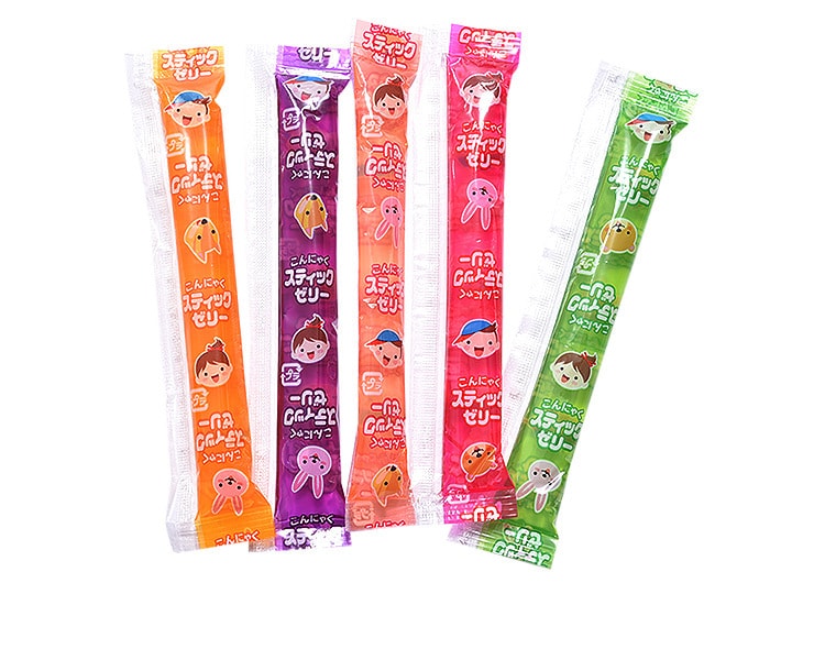 [日本直邮] 日本RIBON 5种口味果冻棒20支