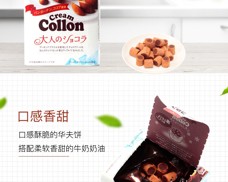 [日本直邮] 日本GLICO 格力高大人的朱古力奶油甜筒48g
