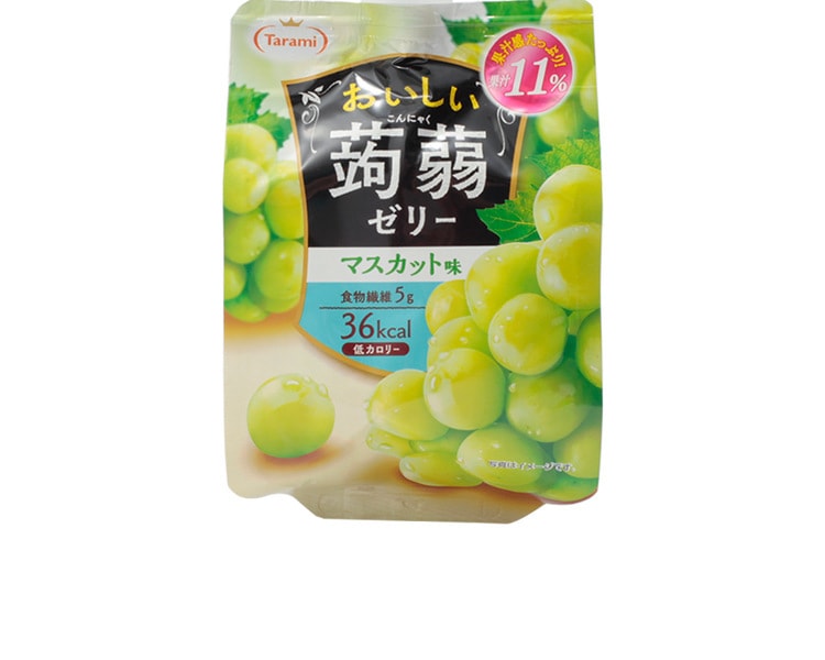 [日本直邮] 日本TARAMI 多良见蒟蒻果汁果冻麝香葡萄味 150g