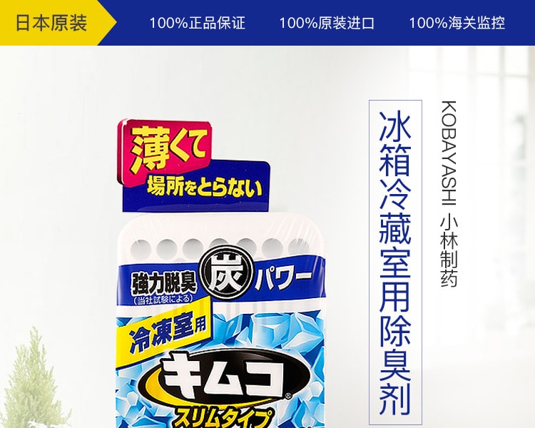 [日本直邮] 日本KOBAYASHI 小林制药 冰箱冷藏室用除臭剂 26g