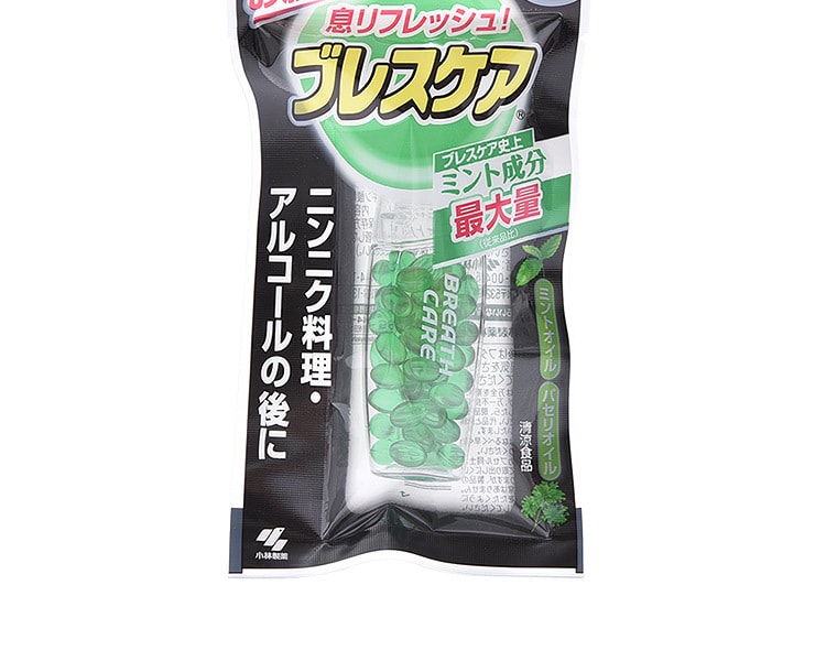 [日本直邮] 日本KOBAYASHI 小林制药 强烈薄荷味水服清新口气胶囊 50粒