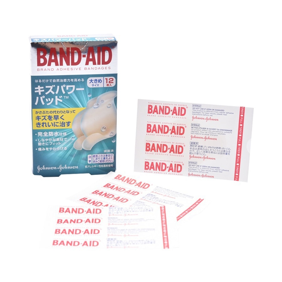 BAND AID Brand Adhesive Bandages Big Size 6pcs