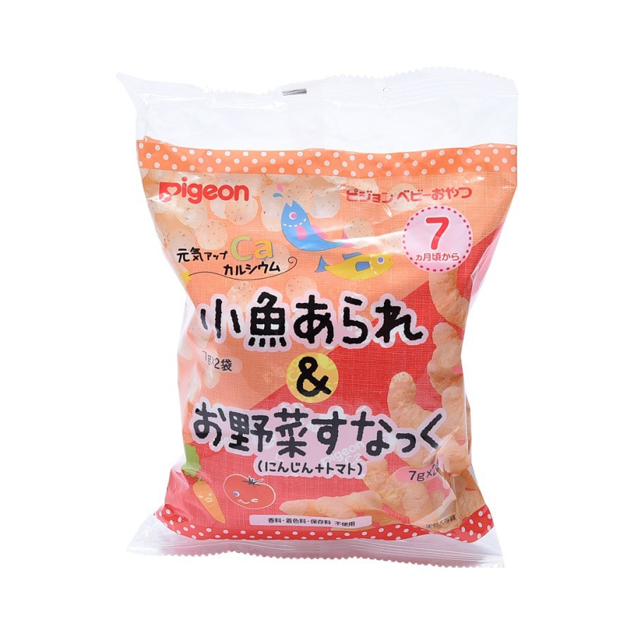 Baby Snack Dried Fish and Vegetable 7M+ 7g×4bags