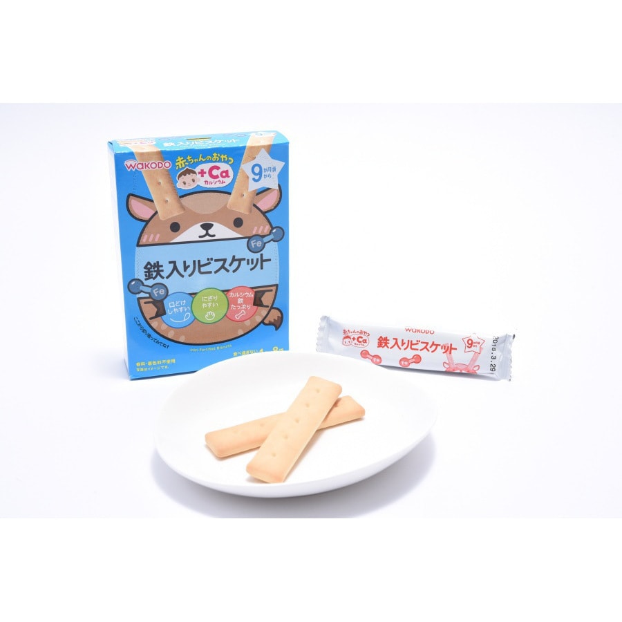Iron Fortified Baby Biscuits 8sticks 9M+