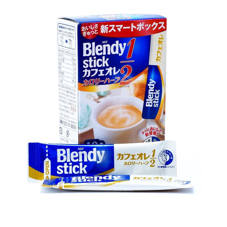 Blendy Stick Cafe Au Lait Calorie Half 6.1g×10sticks