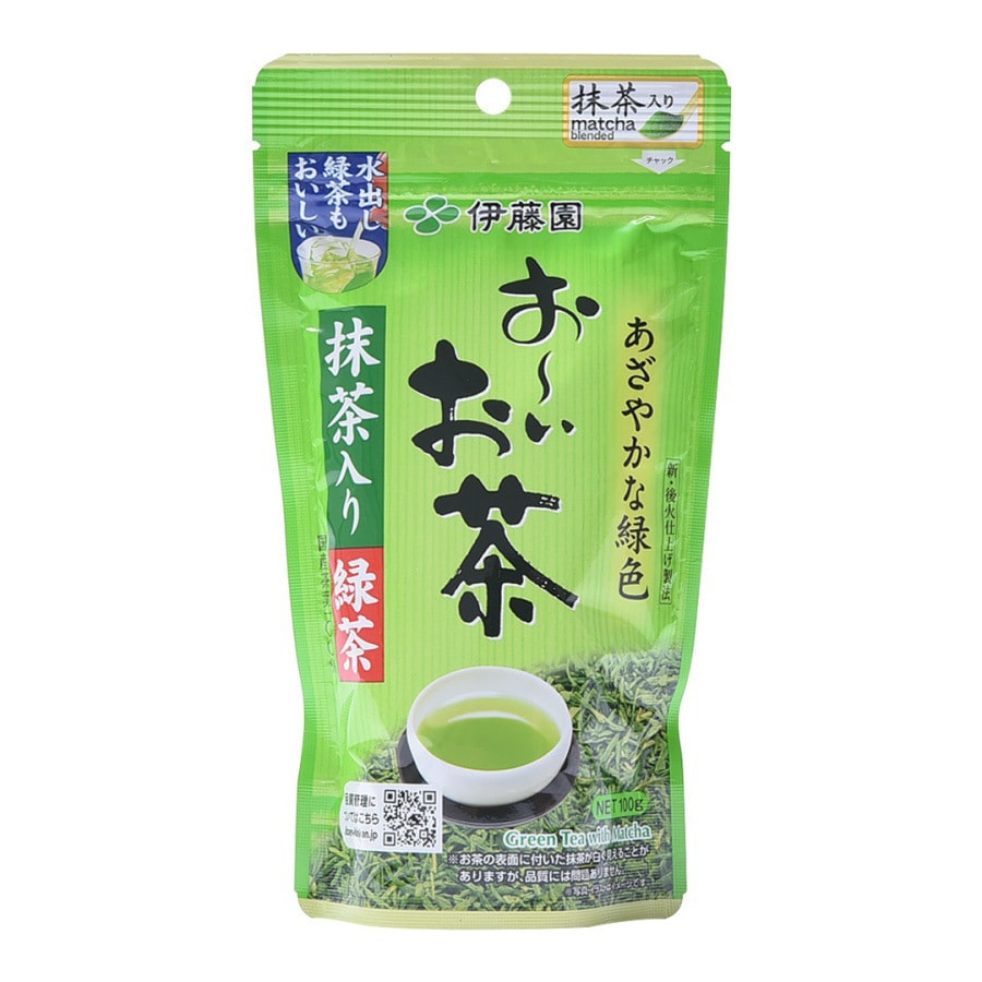 Ohi Ocha Green Tea with Matcha 100g
