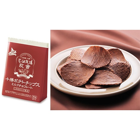Bokujo Potato Chips Milk Chocolate 90g