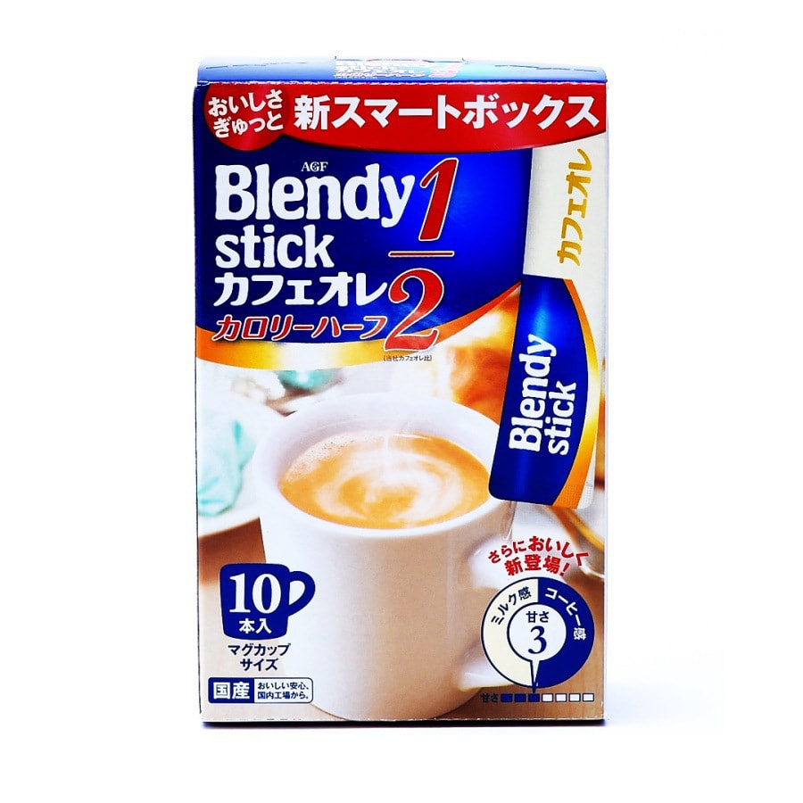 Blendy Stick Cafe Au Lait Calorie Half 6.1g×10sticks
