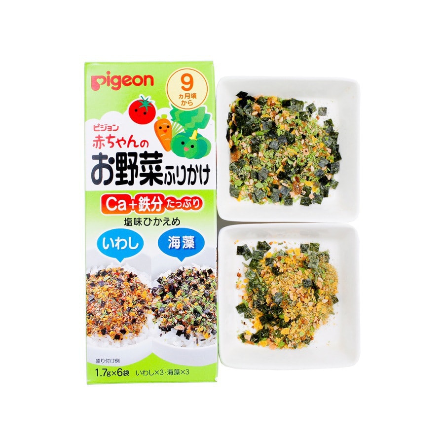 Baby Food Mixture Sardine and Seaweed 9M+ 1.7g×6bags