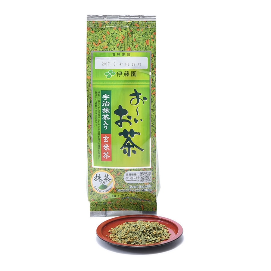 ITOEN Delicious Brown Rice Tea Containing Uji Matcha 200g