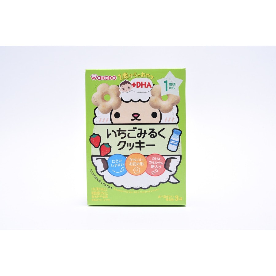 Calcium Fortified Strawberry Milk Biscuits 18M+ 28g