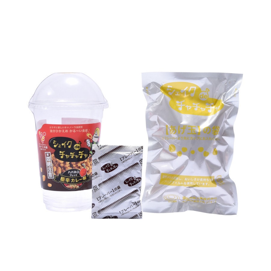Kyowa Shake De ChaChaCha Fried Snack Super Spicy Curry Flavor 66g