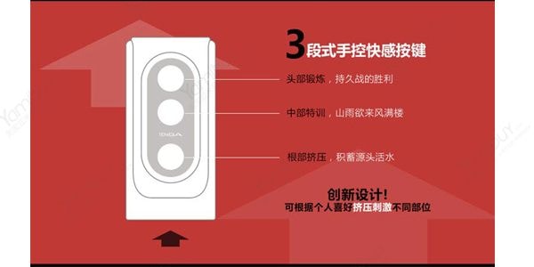日本TENGA典雅 FLIP HOLE异次元男士专用玩具 黑色款 成人用品