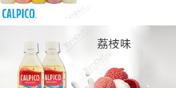 日本CALPICO 無碳酸天然乳酸菌飲 荔枝口味 500ml
