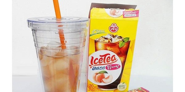 韓國OTTOGI不倒翁 即溶冰紅茶 蜜桃口味 20包入