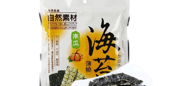 台灣恩澤 自然材海苔南瓜子脆片 40g