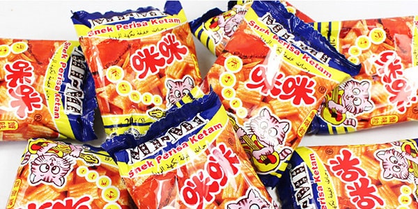咪咪蝦條 馬來西亞蟹味粒 10包入 童年回憶