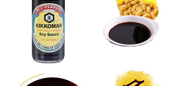 日本KIKKOMAN万字牌 天然酿造酱油 296ml