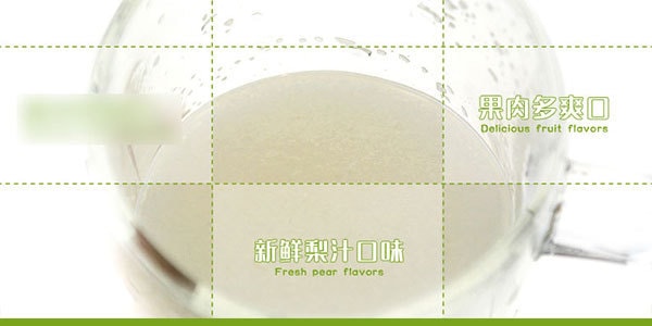 韩国LOTTE乐天 CRUNCH CRUNCH 粒粒梨子汁饮料 238ml