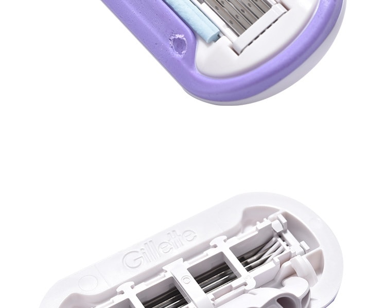 [日本直邮] 日本Gillette 吉列 维纳斯女士5刀片 替换刀头 2个装