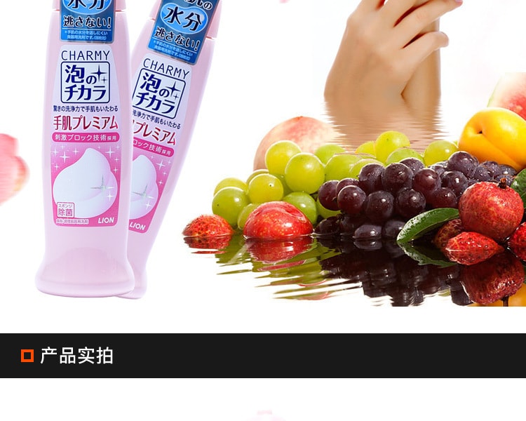 [日本直邮] 日本LION狮王 餐具用玫瑰香泡沫洗剂 240ml