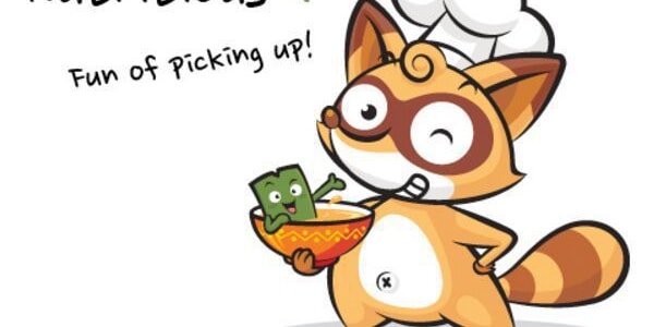 韓國NONGSHIM農心小浣熊烏龍麵 烏龍麵拉麵 辣海鮮味 4包入 480g【田徵國同款】