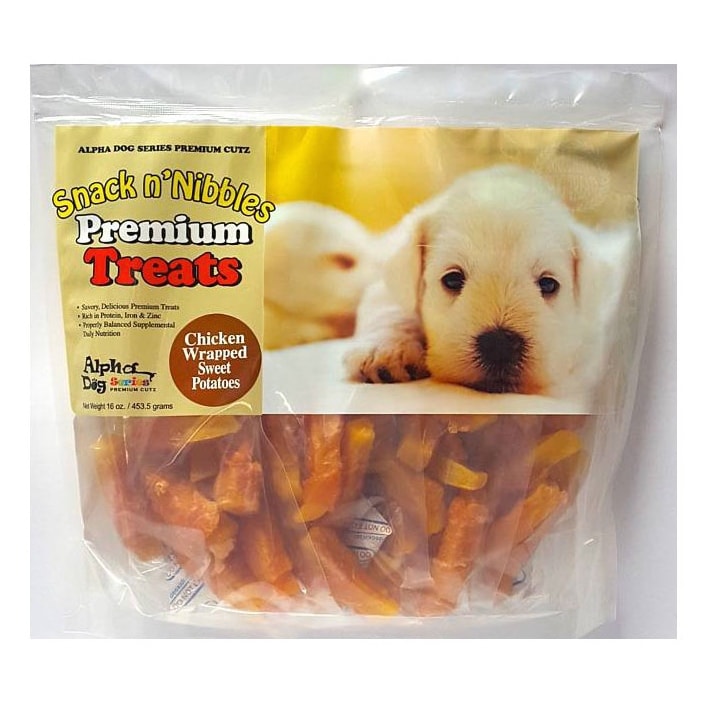 Chicken Wrapped Sweet Potatoes 16oz (Pack of 6)