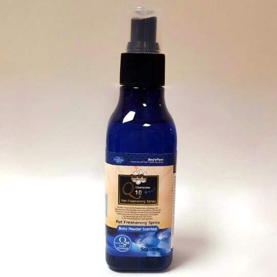 NATURAL PET Refreshening Spray/Odor Eliminator w/ CoQ10 Enzyme (Baby Powder Scent) 6oz