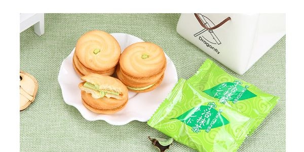 日本TAKARA 宇治抹茶夹心曲奇饼干 210g 期间限定