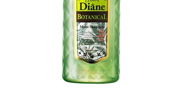 日本DIANE黛絲恩 草本植物系列 保濕潤澤無矽洗髮精 480ml