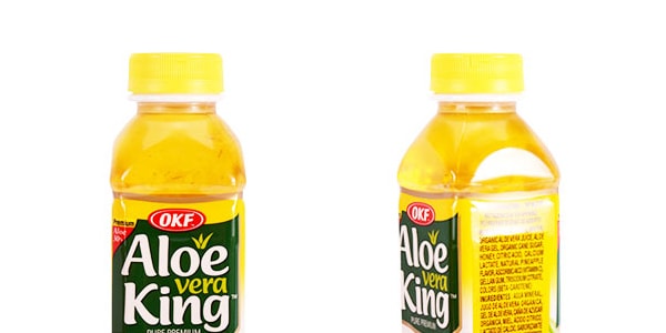 韓國OKF ALOE VERA KING天然蘆薈鳳梨汁 果肉添加 500ml