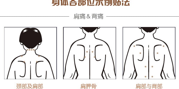 日本ROIHI TSUBOKO 肩部背部热感消炎镇痛弹性贴 78片入