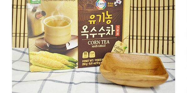 韩国三进牌 无咖啡因去水肿排毒有机玉米茶 25包入