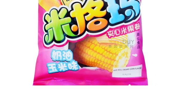 台灣徐福記 米格瑪夾心米果捲 奶油玉米口味 90g