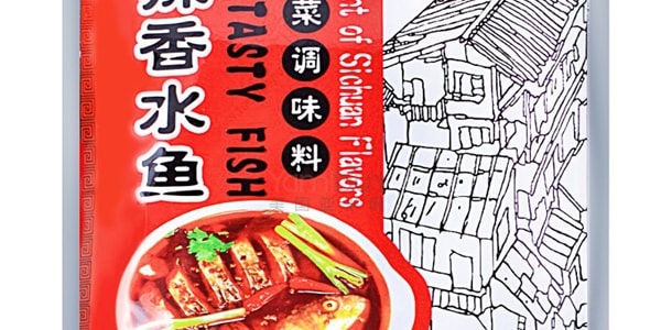 重慶老孔 川菜調味料 辣味香水魚 200g
