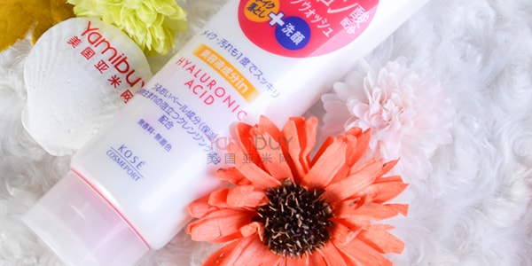 日本KOSE高丝 SOFTYMO 玻尿酸保湿精华卸妆洁面乳 190g