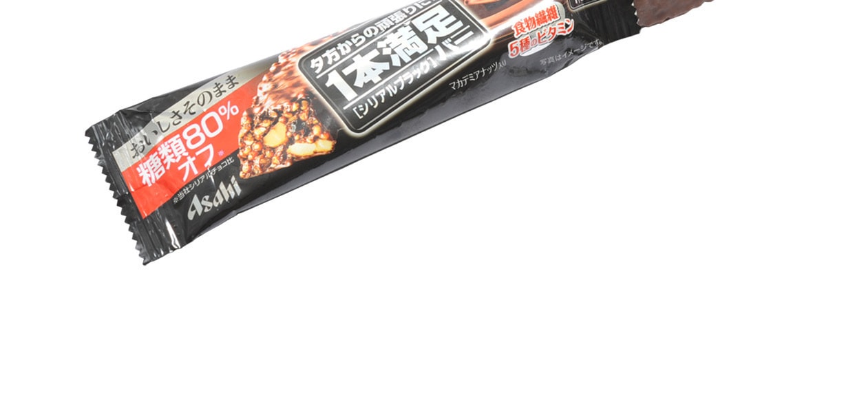 [日本直邮] 日本ASAHI朝日 高膳食纤维营养代餐棒 黑巧克力味1条