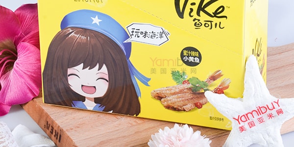 乐惠 VIKE鱼可儿 小黄鱼 蜜汁辣味 (盒装) 320g