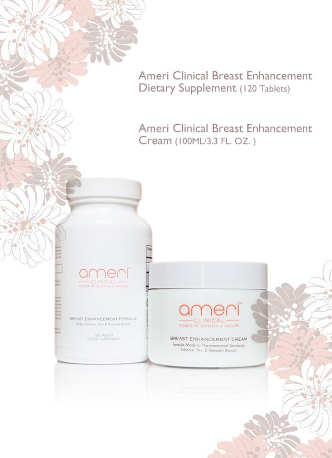 CLINICAL Breast Enhancement System Supplement 120Tablets Cream100ml