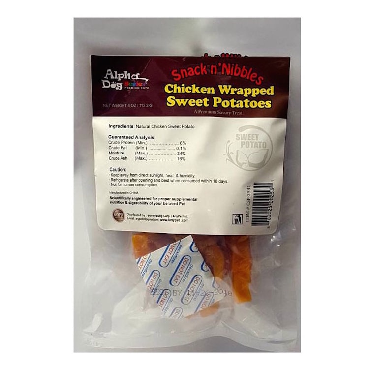 Chicken Wrapped Sweet Potatoes 4oz (Pack of 1)