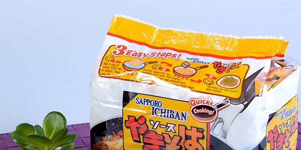 日本三洋食品 SAPPORO ICHIBAN 速食炒麵 5包入