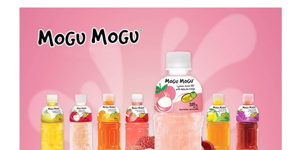 泰国MOGU MOGU 果汁椰果饮料 番石榴味 320ml