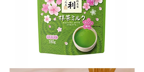 日本KATAOKA 京都宇治抹茶粉 櫻花風味 180g 季節限定