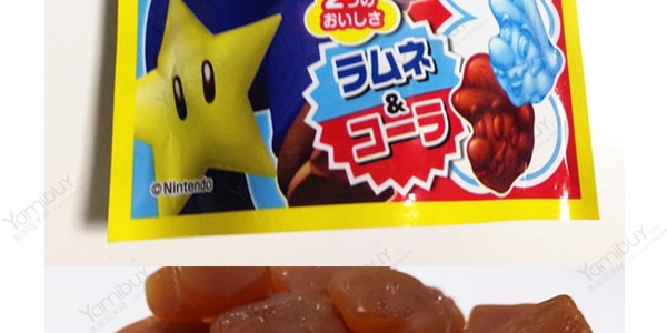 日本NOBEL 超級瑪利歐軟糖 波子汽水&可樂味 45g