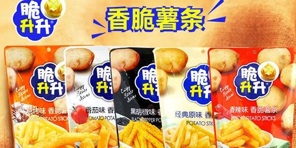 脆升 香脆薯條 黑胡椒味 100g