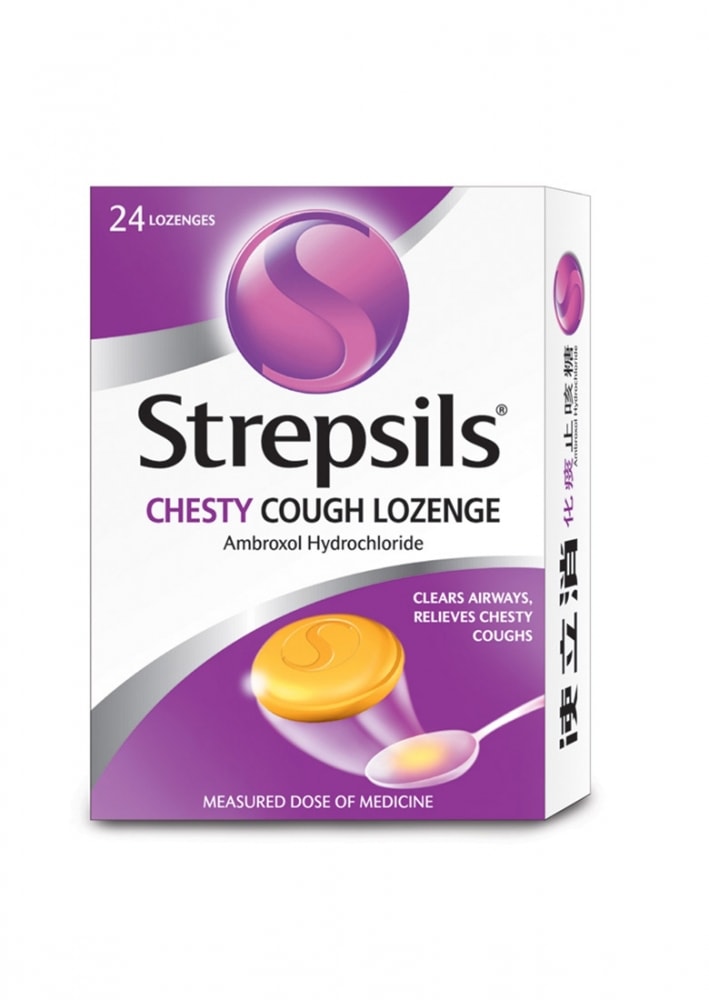 英国RB STREPSILS使立消 化痰止咳配方喉糖 24粒入
