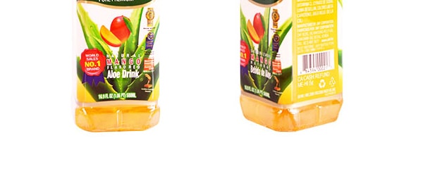 韓國OKF 天然蘆薈芒果汁飲料 500ml【大顆果肉添加】