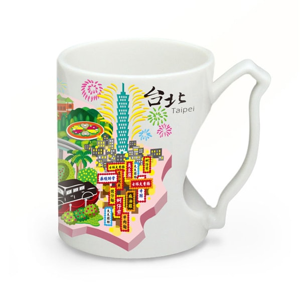Taiwan Mug Le Tour Taiwan Series #Taipei 380ml